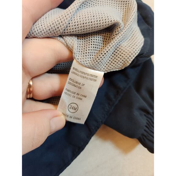 Nike Full-zip Boys Toddler Windbreaker Spring Jacket Blue And Gray Size 24M - Picture 4 of 6